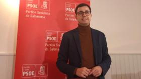 El portavoz del Grupo Municipal Socialista en el Ayuntamiento de Salamanca, José Luis Mateos