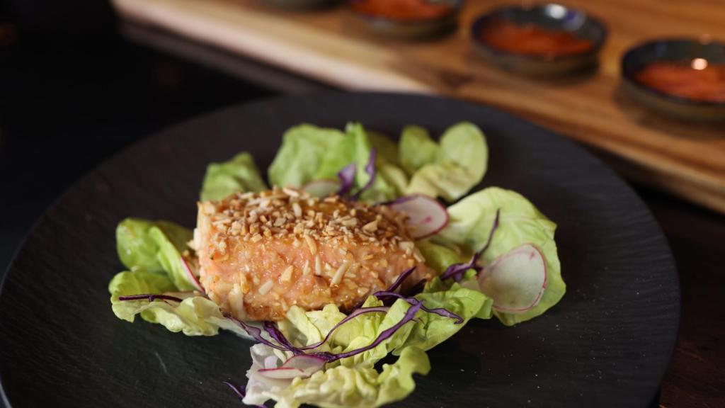 Salmón con un rebozado diferente