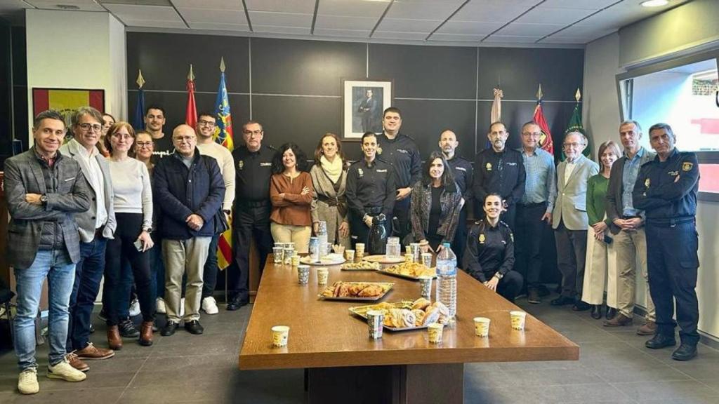 Desayuno con los medios de la Policía Nacional.
