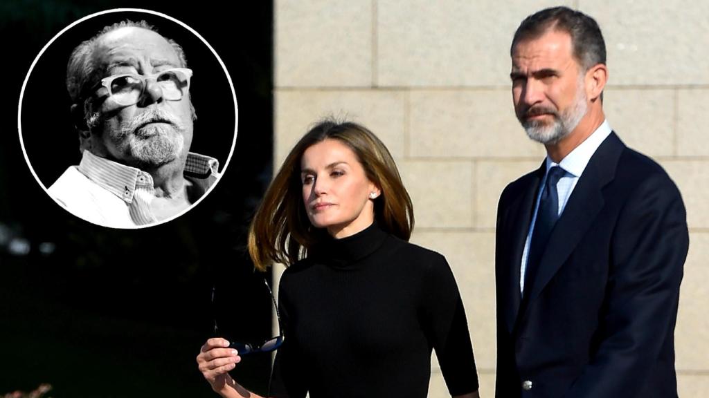 Felipe VI y Letizia, reyes de España, en un montaje de EL ESPAÑOL junto a Paco Arévalo.