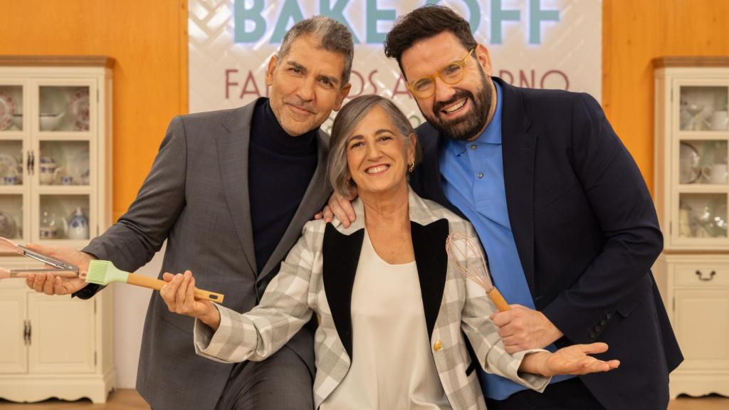 Imagen del jurado de 'Bake off: famosos al horno'.