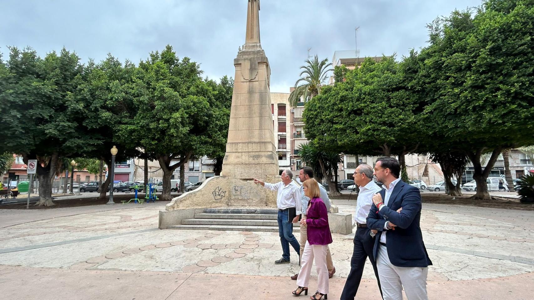 La Cruz del Paseo de Germanías.