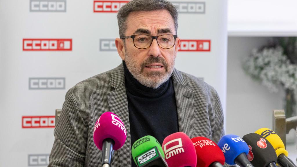 Paco de la Rosa, secretario general de CCOO en Castilla-La Mancha.