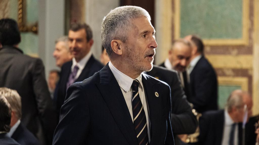 El ministro del Interior, en un desayuno informativo este jueves en Madrid.