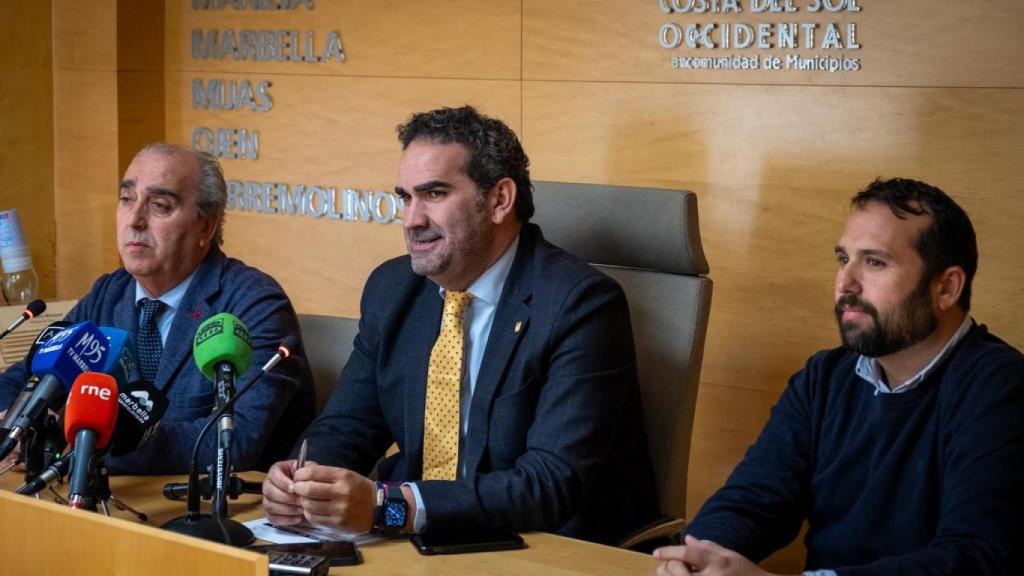 Representantes de la Mancomunidad.