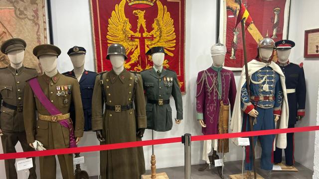 Algunas de las piezas expuestas en el Museo de Historia Militar.