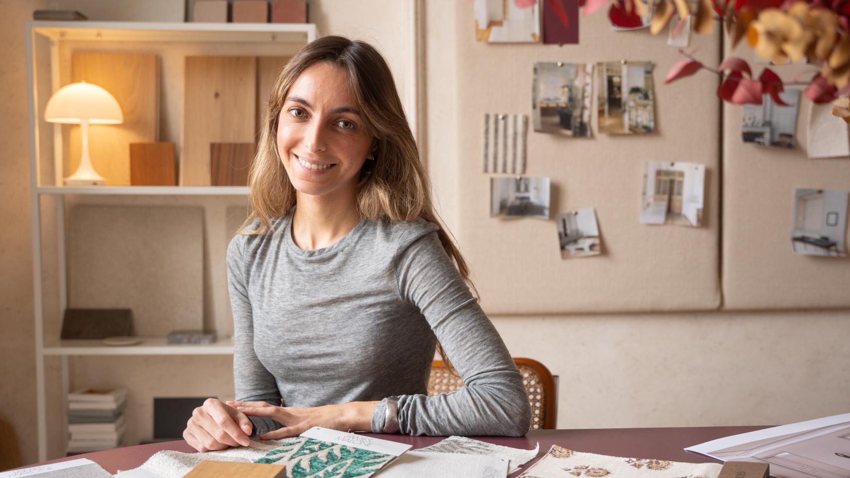 Marta Rayón en su estudio en la calle Hortaleza de Madrid.