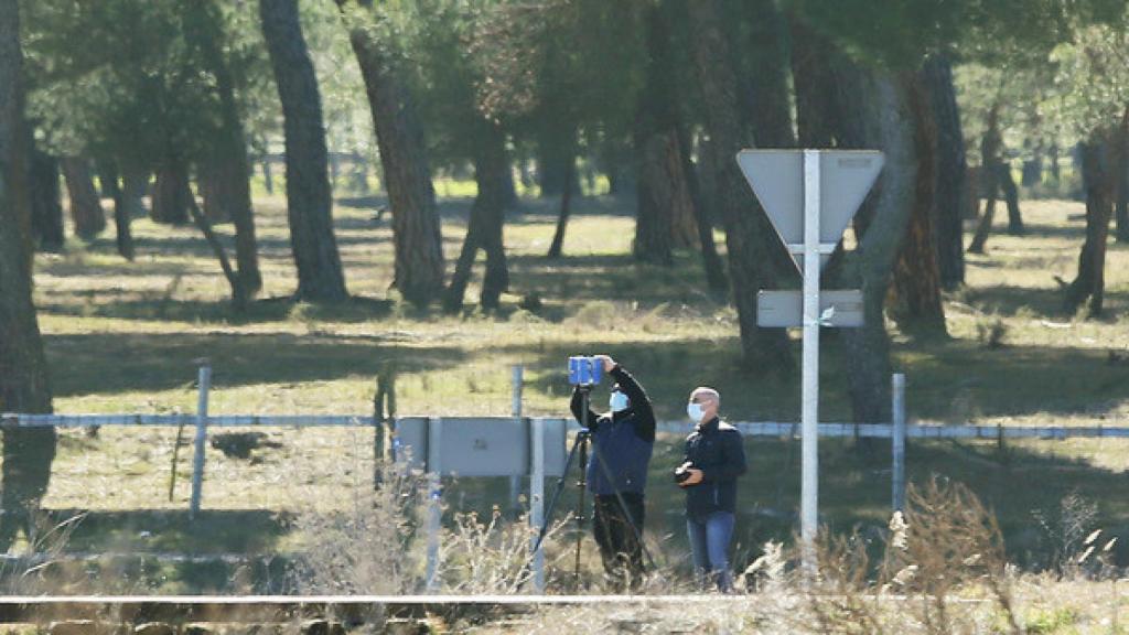 Lugar en el que apareció el cadáver de Esther López