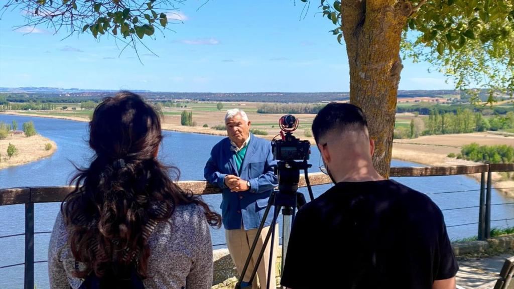 Imagen de la grabación en Castronuño