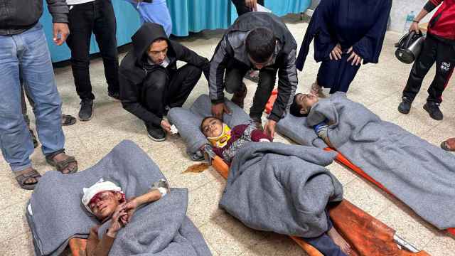 Niños heridos de gravedad por un ataque de Israel en la Franja de Gaza.