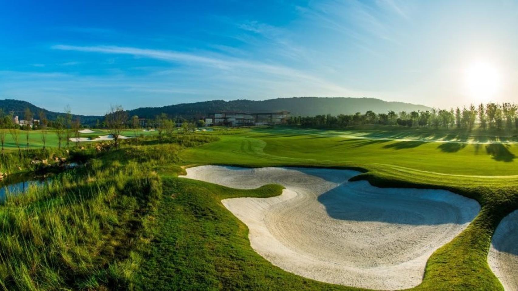 Un campo de golf de Alicante.