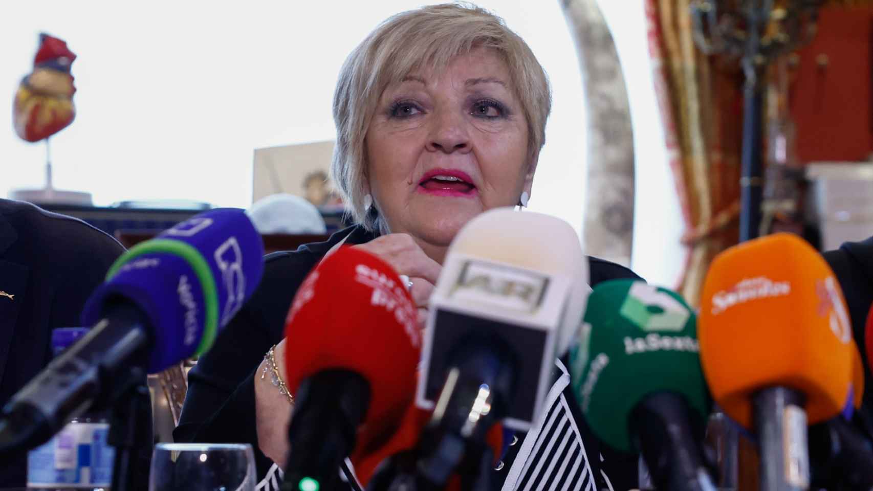 Carmen Balfagón, en la rueda de prensa.
