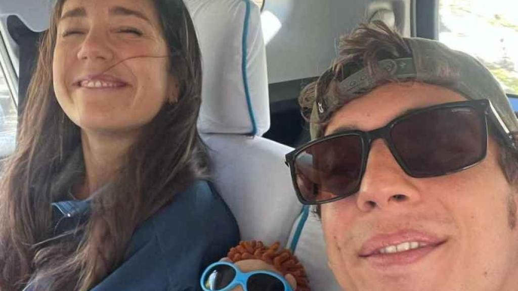 Una de las escasas imágenes de Celia y Miguel juntos.