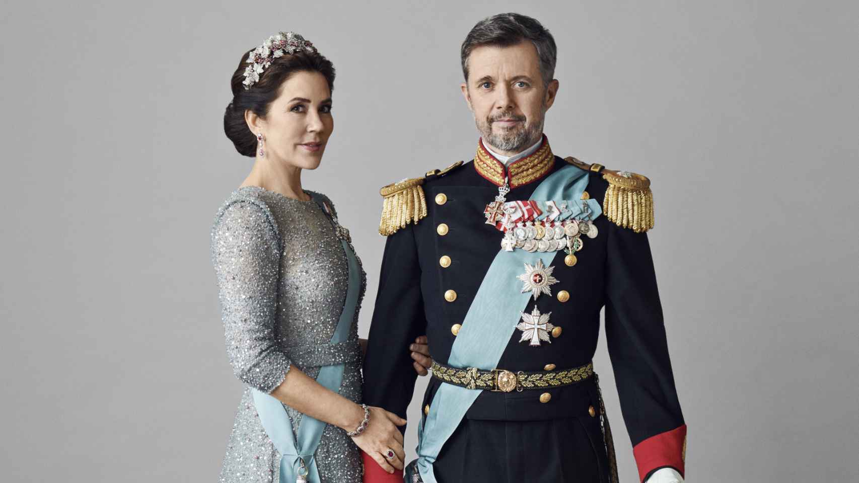 El nuevo retrato oficial de Mary y Federico como futuros Reyes de Dinamarca.