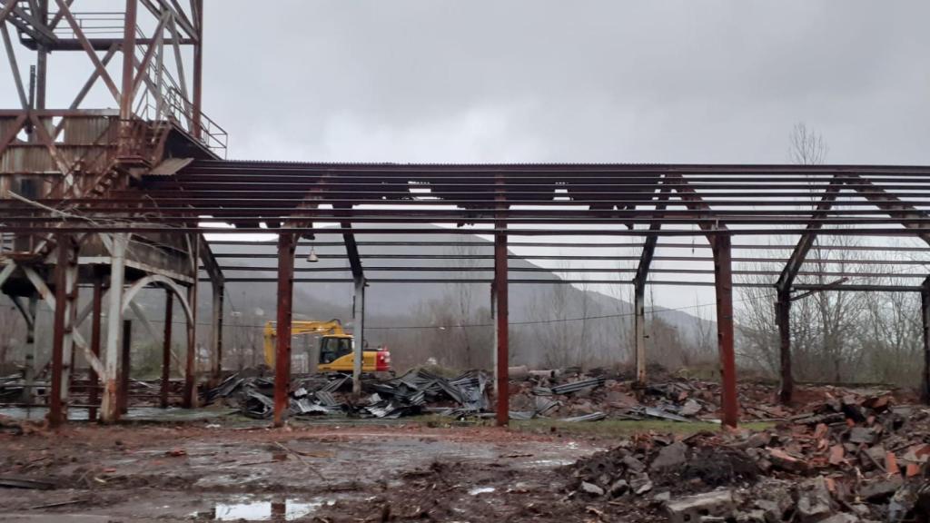 Obras de rehabilitación del 'Pozo María'