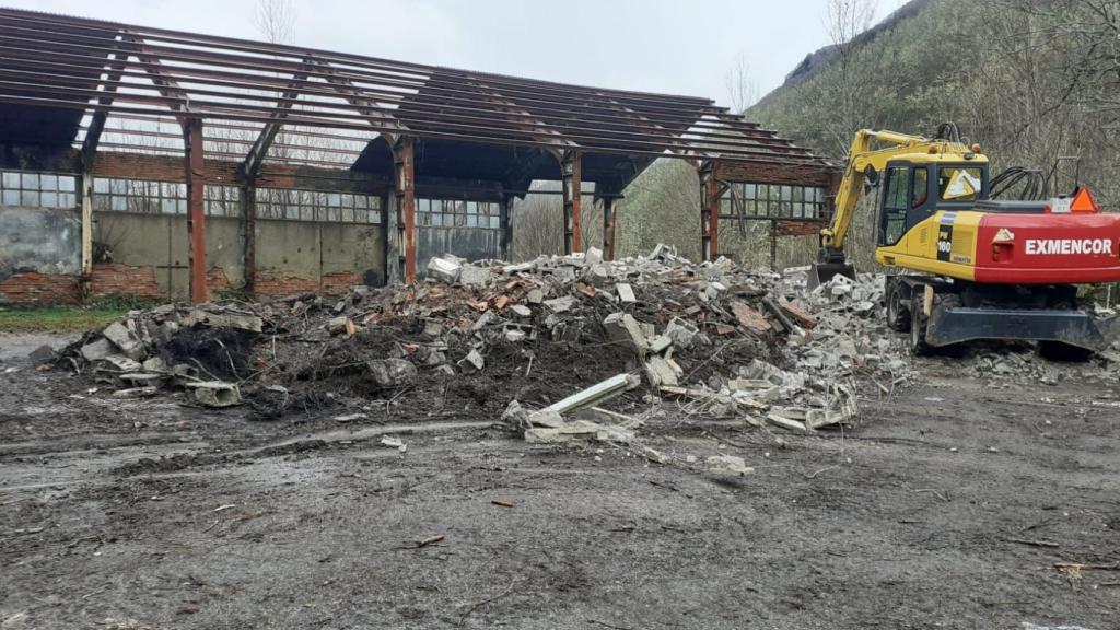 Obras de rehabilitación del 'Pozo María'