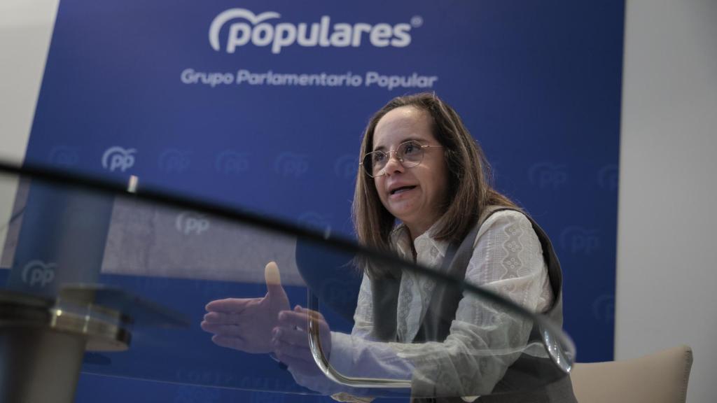 Galcerán, durante la entrevista.