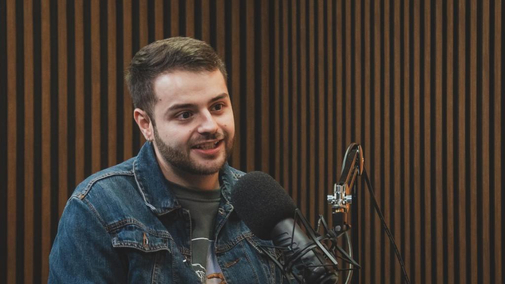 Ger, durante la entrevista realizada en el estudio multimedia de El Español
