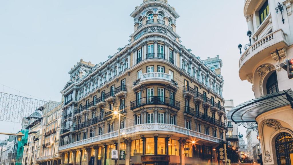 Edificio de Gran Vía 11, propiedad de Millenium y futuro hotel Nômade.