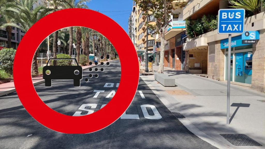 El Ayuntamiento de Alicante ya ha abierto el eje Federico Soto, parte de la ZBE de Alicante.