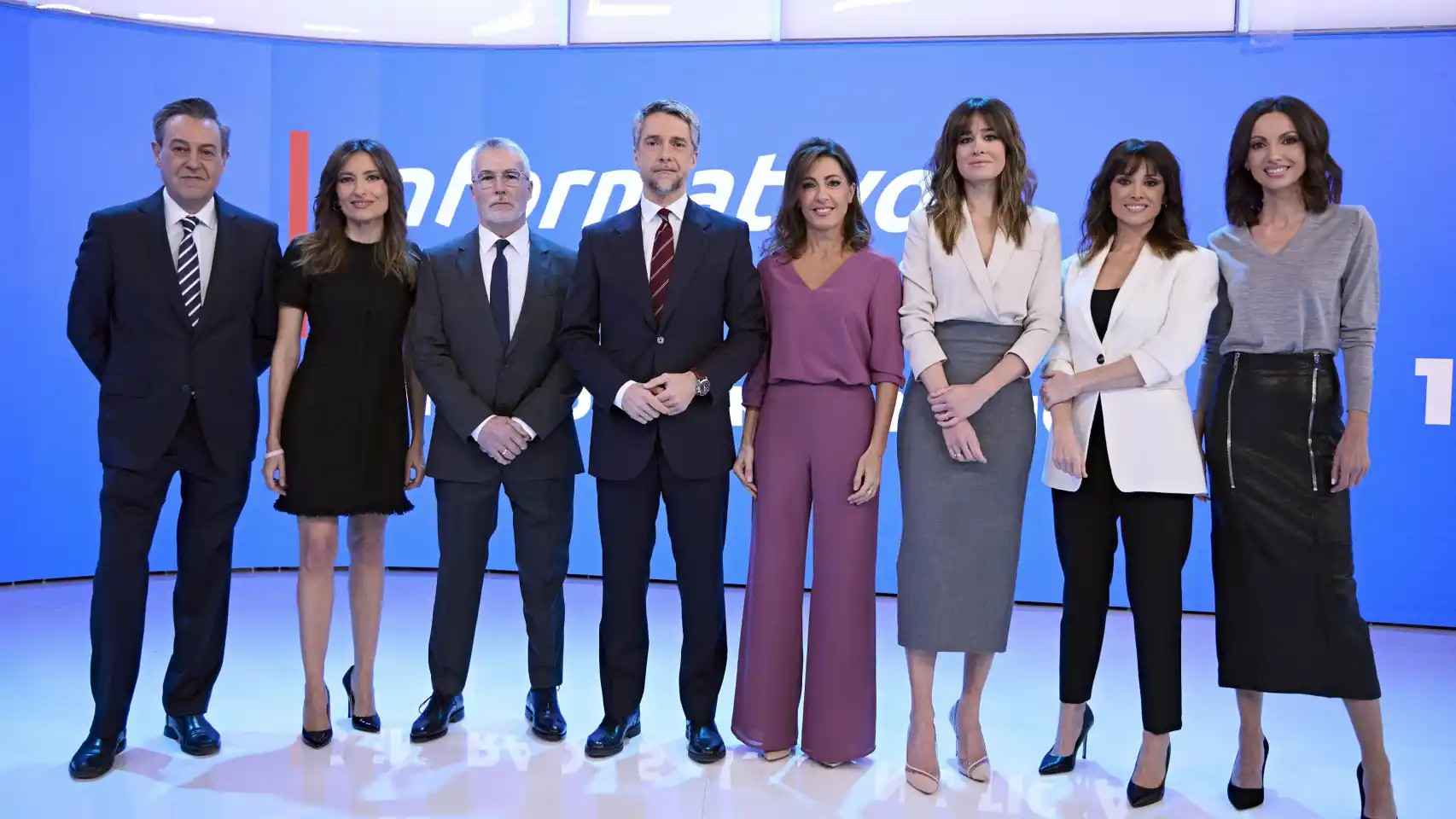 El equipo de los nuevos 'Informativos Telecinco'.