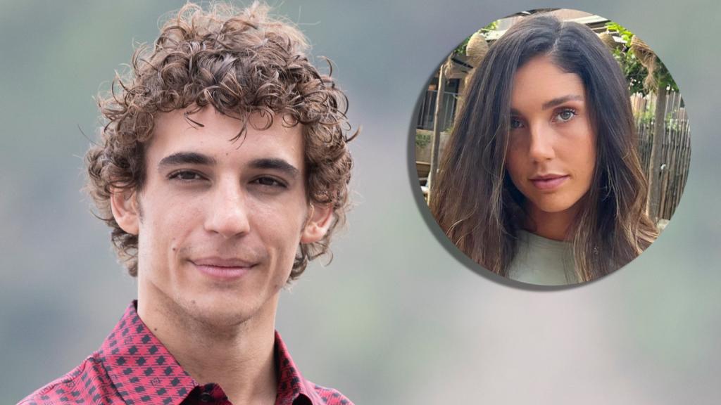 Miguel Herrán junto a su pareja, Celia Pedraza, en un montaje de EL ESPAÑOL.