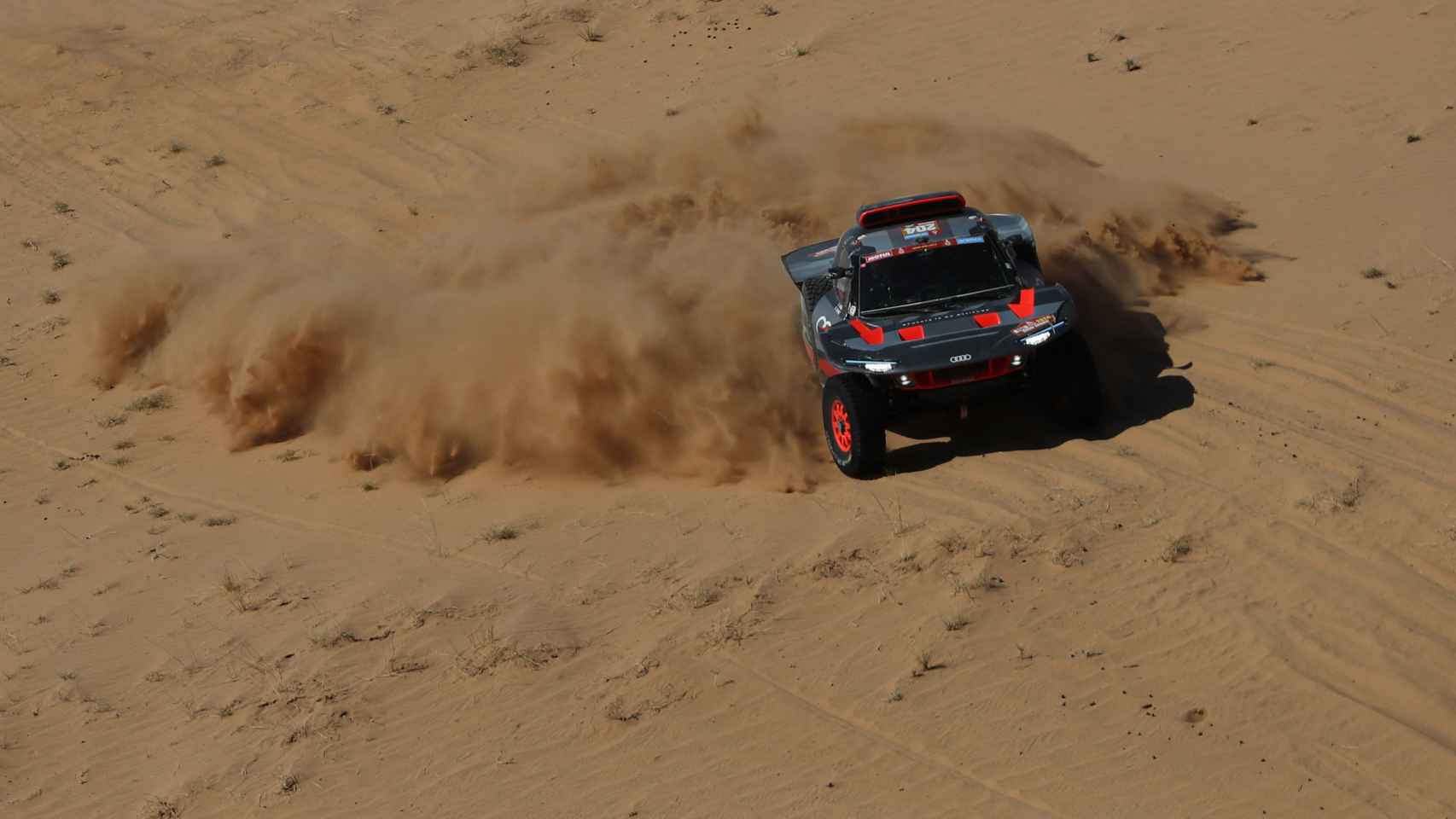 Carlos Sainz, durante el Rally Dakar 2024.