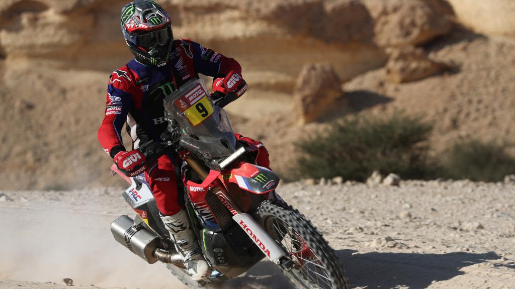 Ricky Brabec, en una etapa del Rally Dakar.