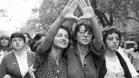 Pilar Aymerich: 'Manifestación feminista, Barcelona' (detalle), 1977 (de la serie 'El despertar')