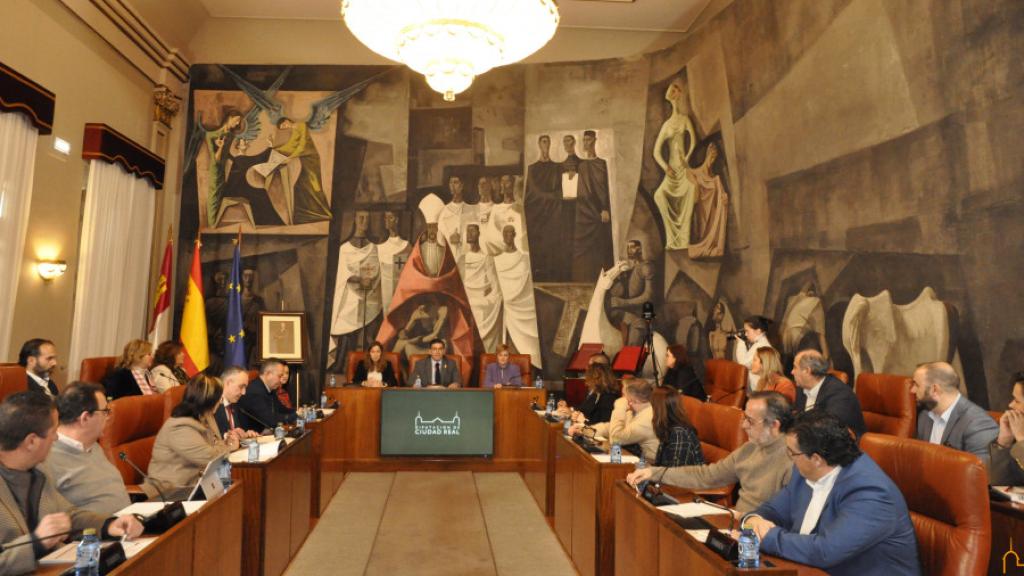 Pleno de la Diputación de Ciudad Real. Foto: Diputación.