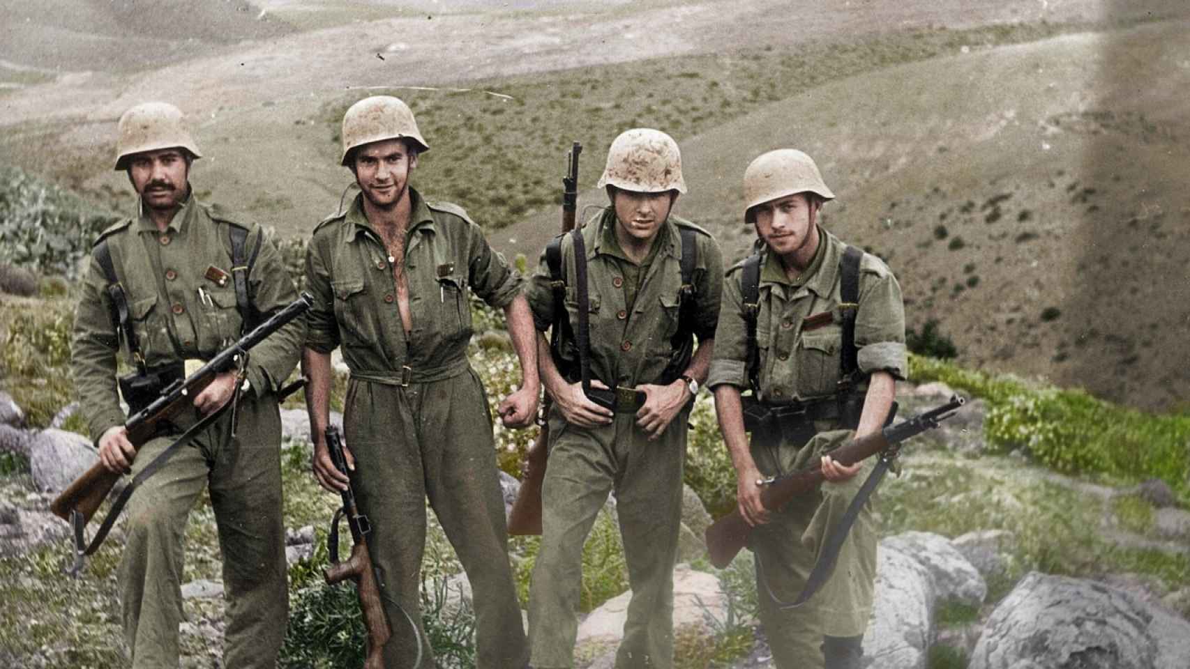 Cabos españoles durante la guerra de Sidi Ifni (1958-1959)