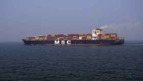 Un carguero de la compañía MSC