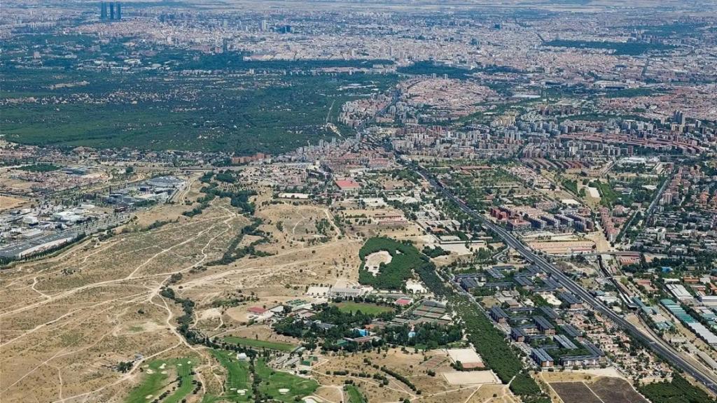 Imagen aérea de los terrenos que forman parte de la 'Operación Campamento'.