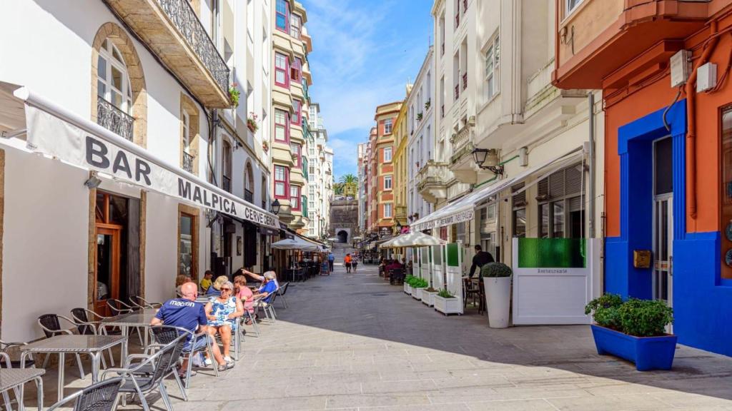 La calle Torreiro, en A Coruña