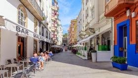 La calle Torreiro, en A Coruña