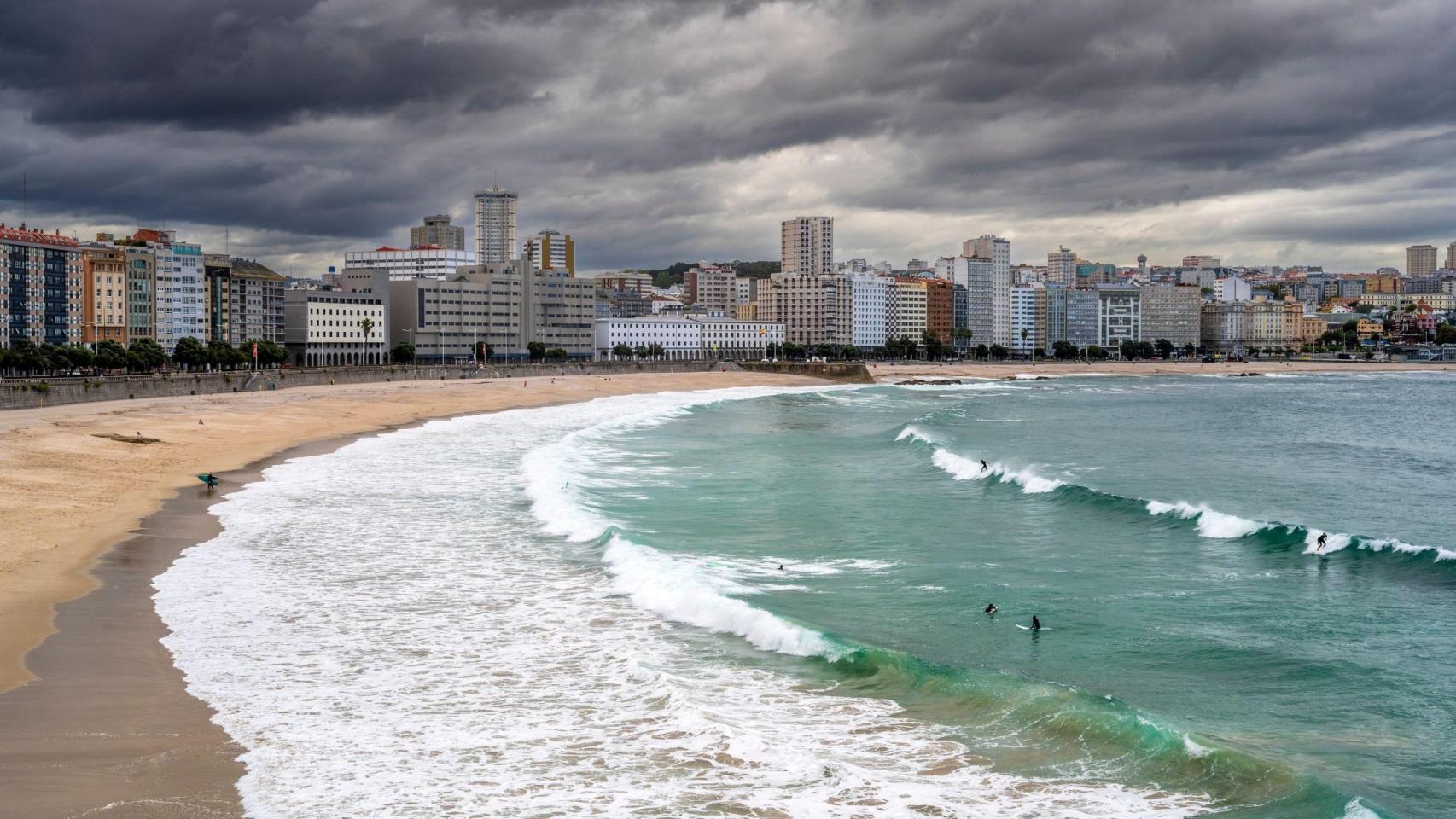 paseo maritimo coruña