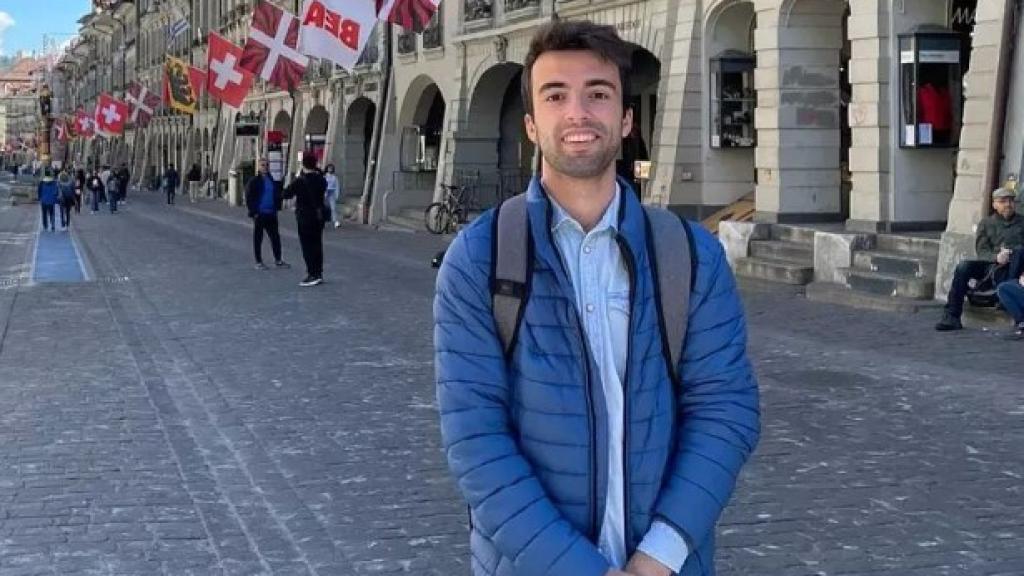 Bruno Vila en un viaje.