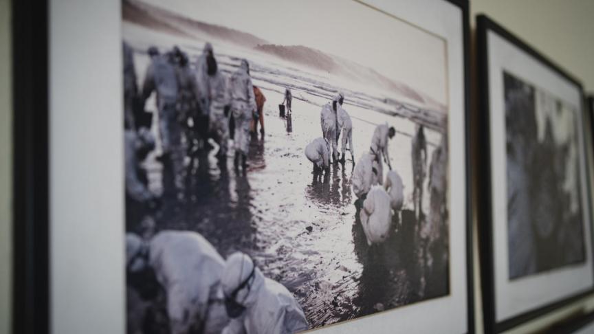 Fotos con la catástrofe del Prestige