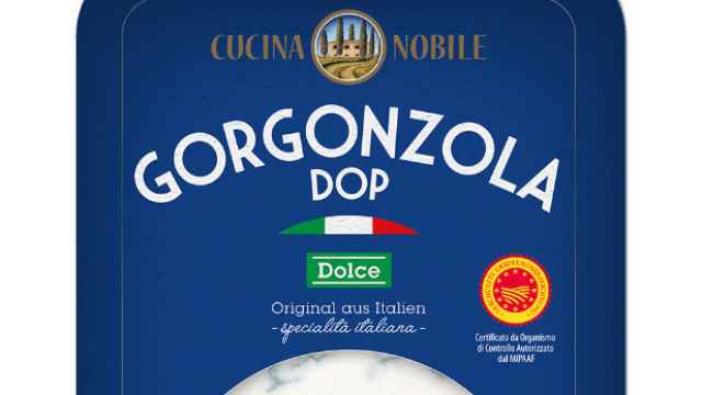Imagen del queso gorgonzola de Cucina Nobile vendido por supermercados Aldi.