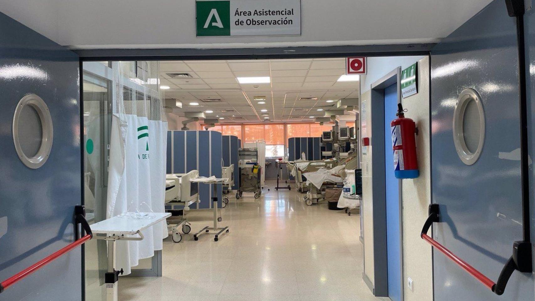 Imagen del interior del Hospital Clínico de Málag.