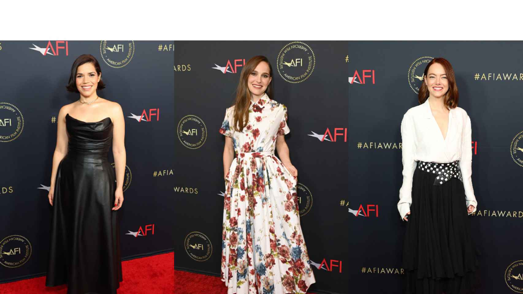 De Emma Stone a Margot Robbie: los mejores looks de la alfombra roja de los Premios AFI