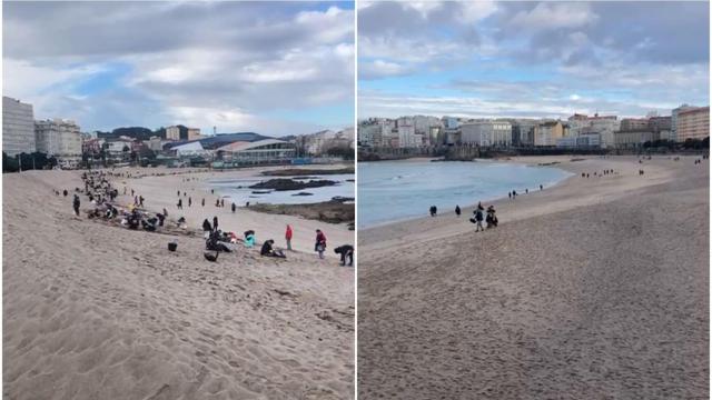 Jornada de limpieza de las playas de Riazor y del Orzán este sábado