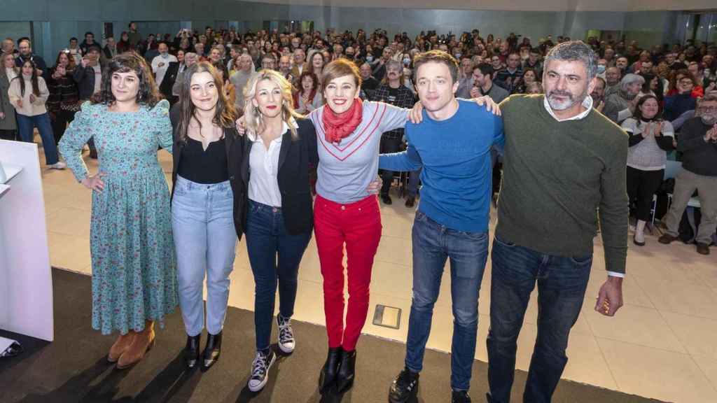 Acto de Sumar en el Auditorio Mar de Vigo.