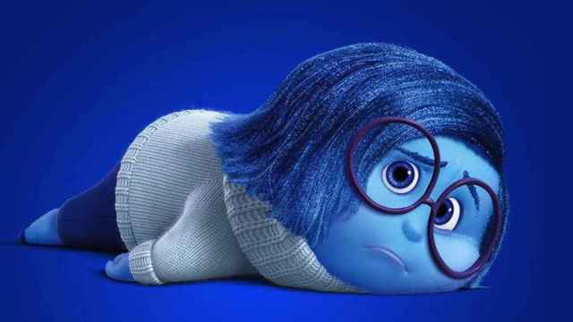 Tristeza, uno de los personajes de la película de Pixar 'Inside Out'.