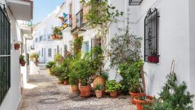 Imagen de una calle de Frigiliana.