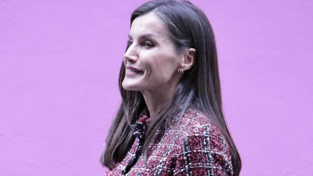 La reina Letizia, en el marco de su visita a APRAMP.