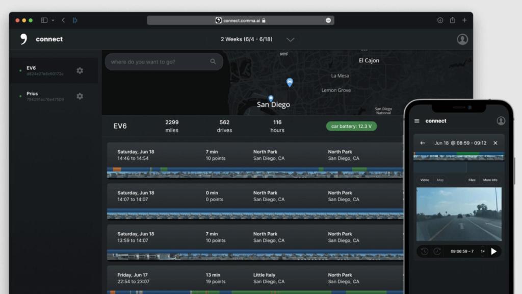 Control conducción autónoma