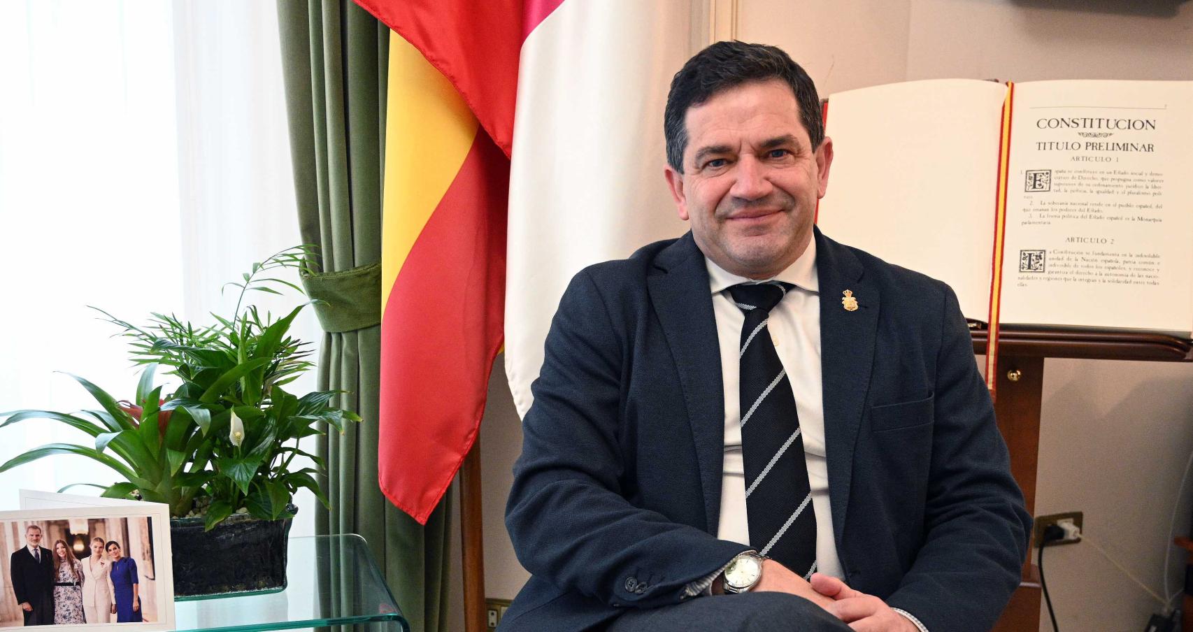 Miguel Ángel Valverde, presidente de la Diputación de Ciudad Real.