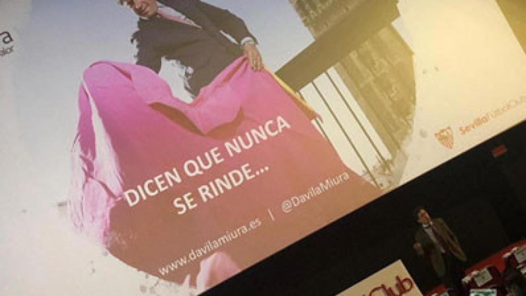 En otra de sus conferencias en la sede del Sevilla Fútbol Club