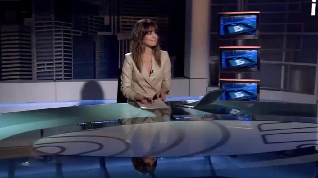 Isabel Jiménez en 'Informativos Telecinco'.